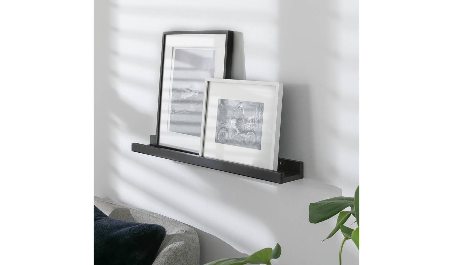 Argos Home Jak 60cm Picture Rail - Black
