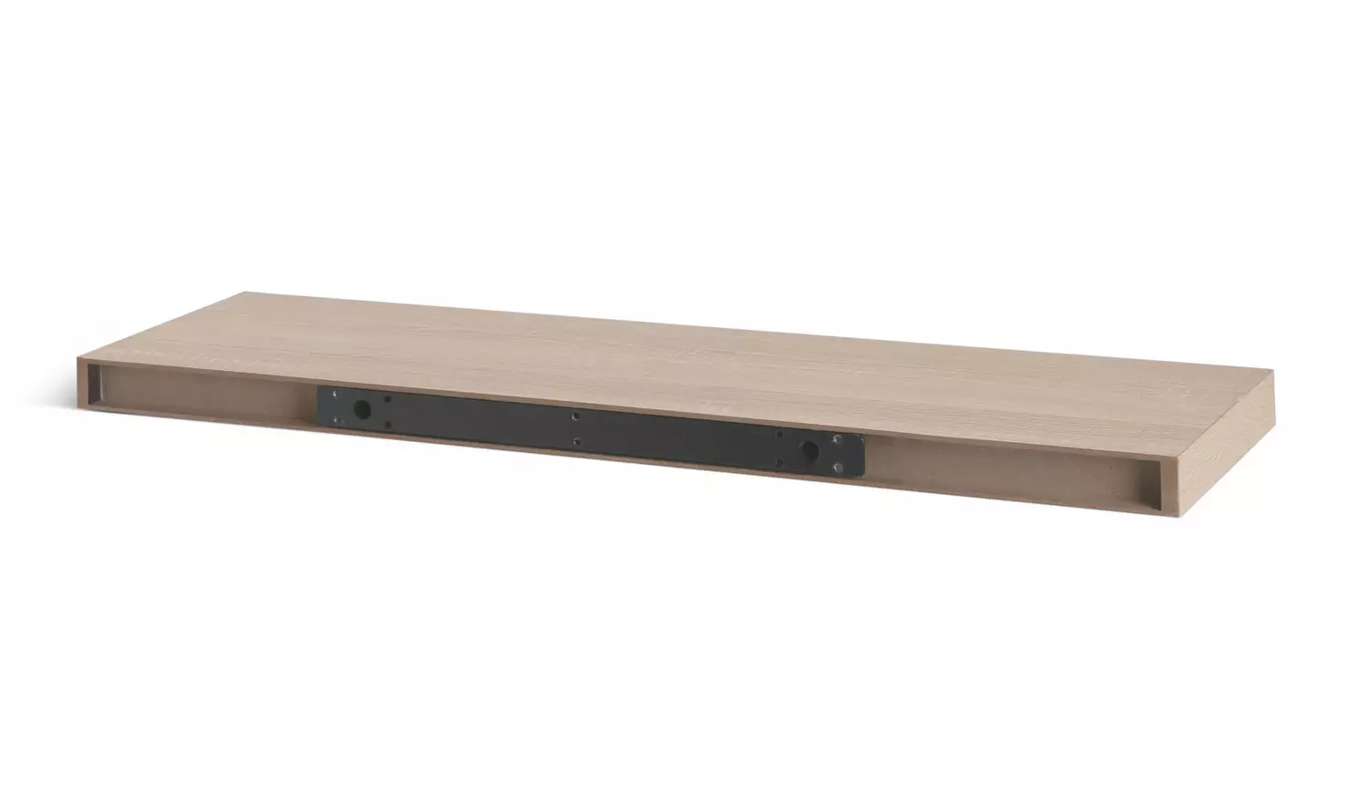 Argos Home Jak 80cm Floating Shelf - Light Oak Effect