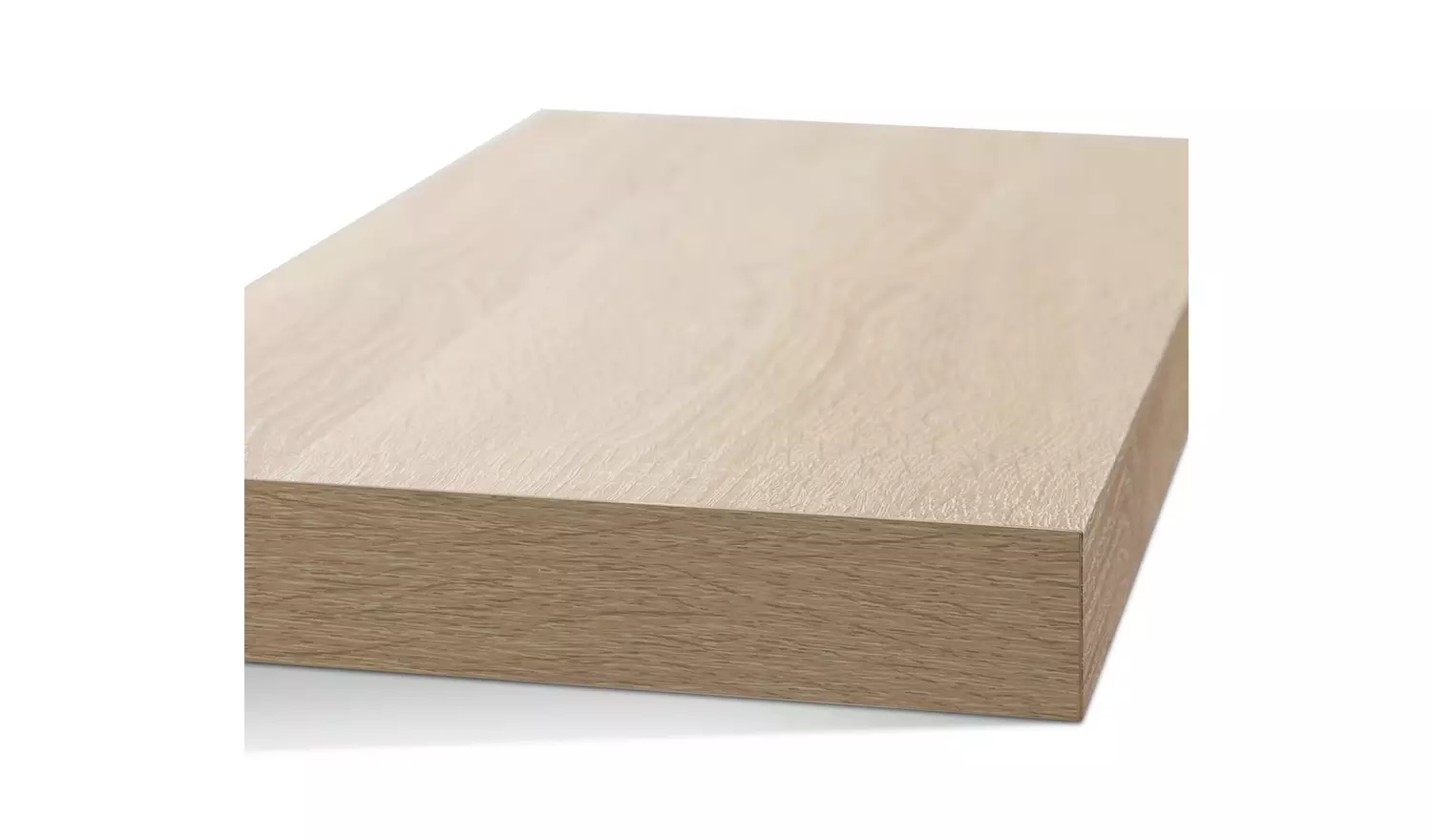 Argos Home Jak 80cm Floating Shelf - Light Oak Effect