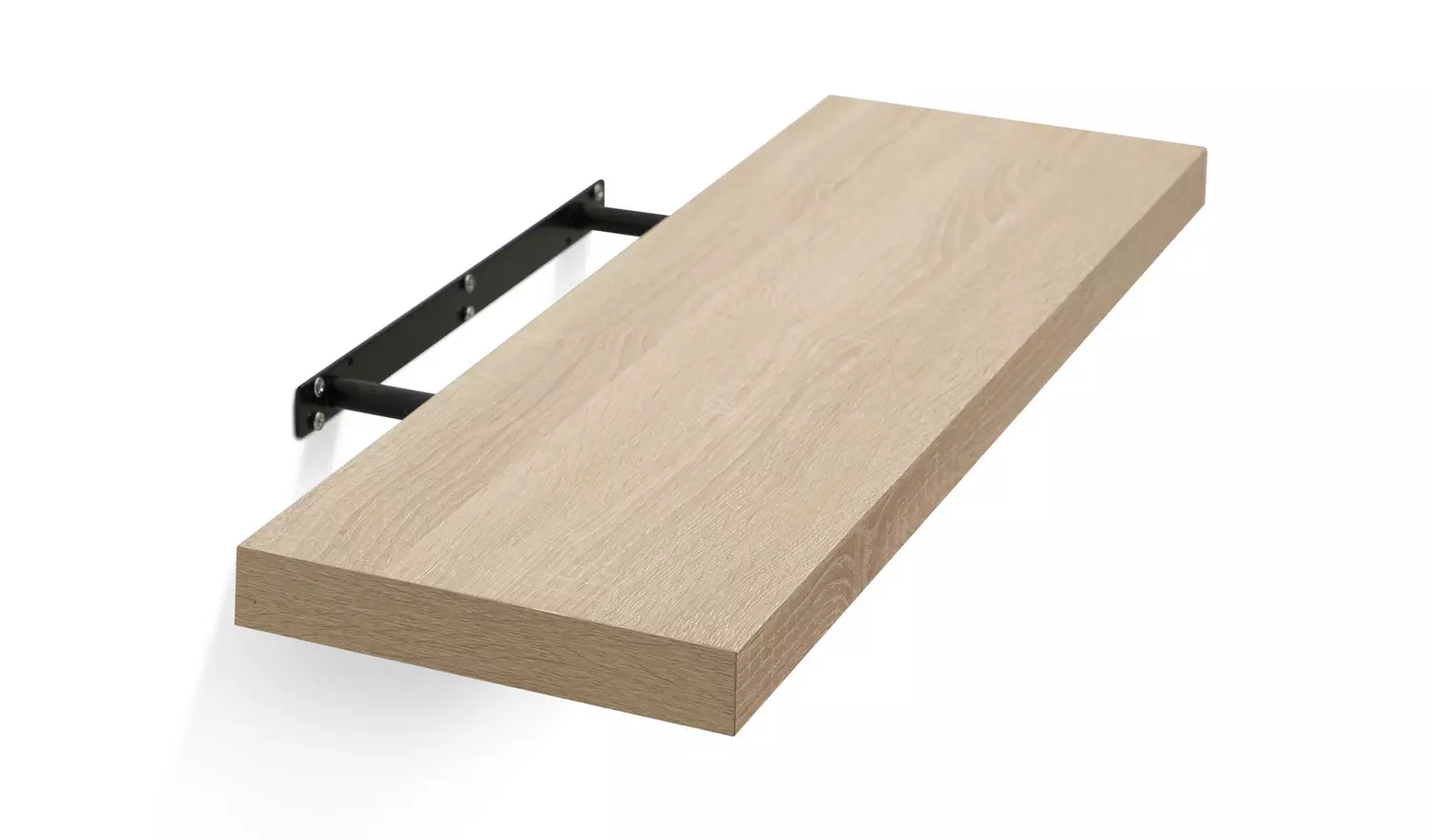 Argos Home Jak 80cm Floating Shelf - Light Oak Effect