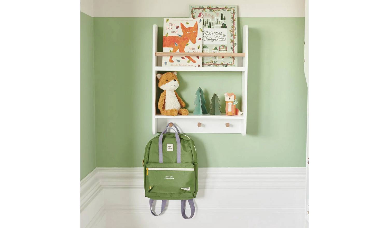 Great Little Trading Company Display Wall Shelf - White