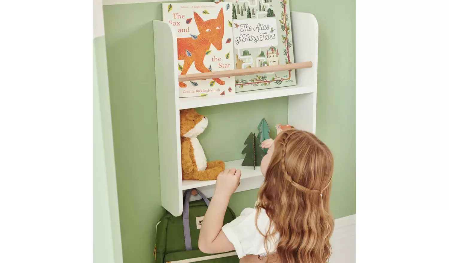 Great Little Trading Company Display Wall Shelf - White