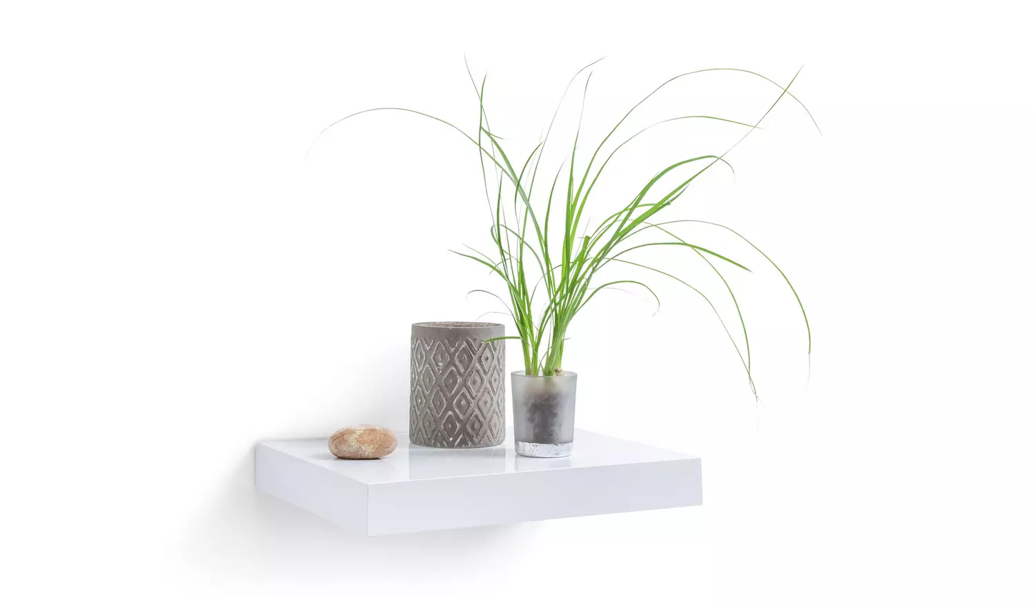 Argos Home Jak 30cm Floating Shelf - White Gloss