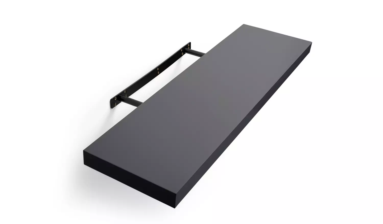 Argos Home Jak 80cm Floating Shelf - Black Gloss