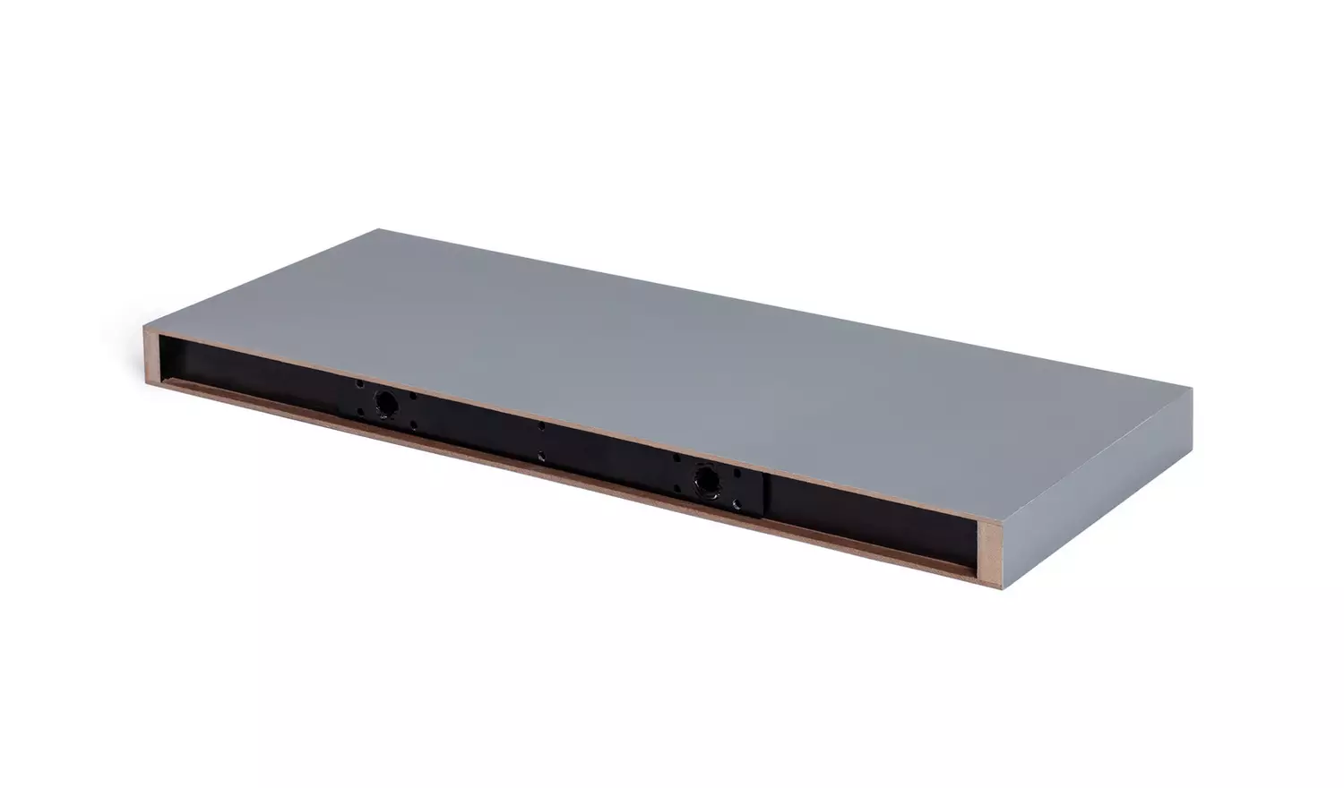 Argos Home Jak 80cm Floating Shelf - Grey Gloss