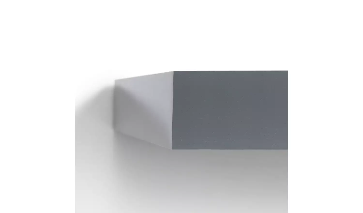 Argos Home Jak 80cm Floating Shelf - Grey Gloss