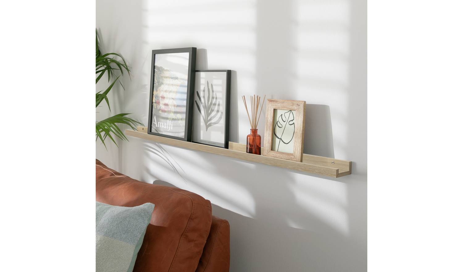 Argos Home Jak 120cm Picture Rail - Light Oak Effect