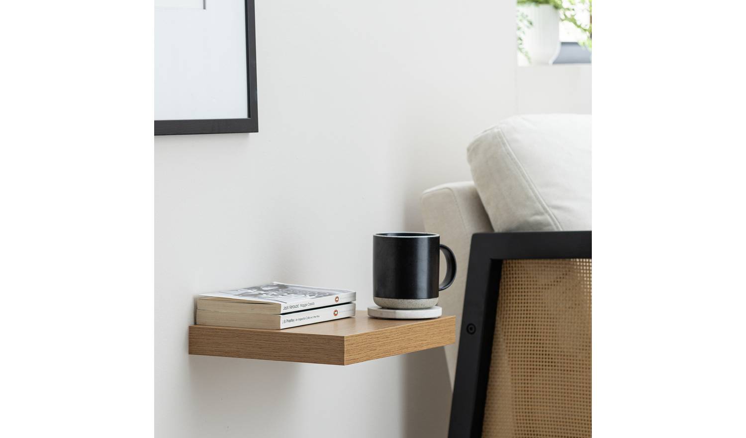 Argos Home Jak 30cm Floating Shelf - Oak Effect