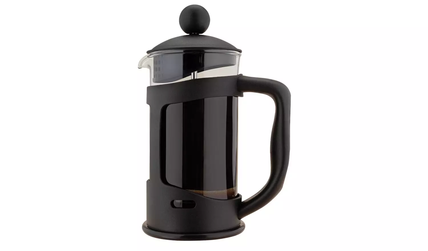Habitat 3 Cup Plastic 350ml Cafetiere - Black