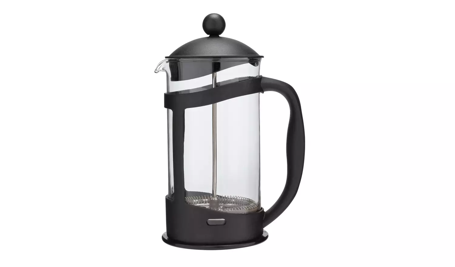 Habitat 8 Cup Plastic 1000ml Cafetiere - Black