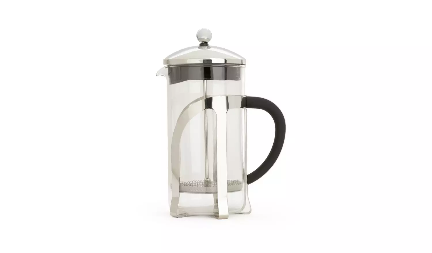 Habitat 8 Cup 1000ml Cafetiere - Chrome