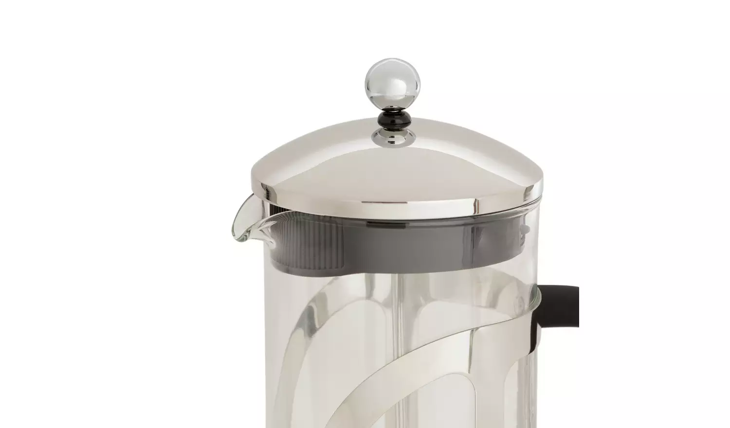 Habitat 8 Cup 1000ml Cafetiere - Chrome