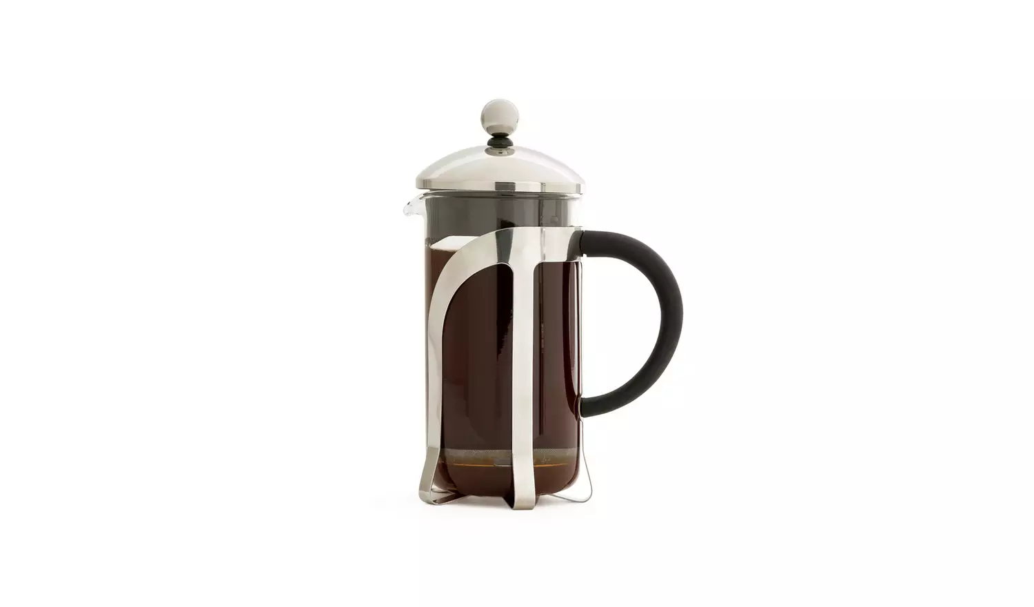 Habitat 3 Cup 350ml Cafetiere - Chrome