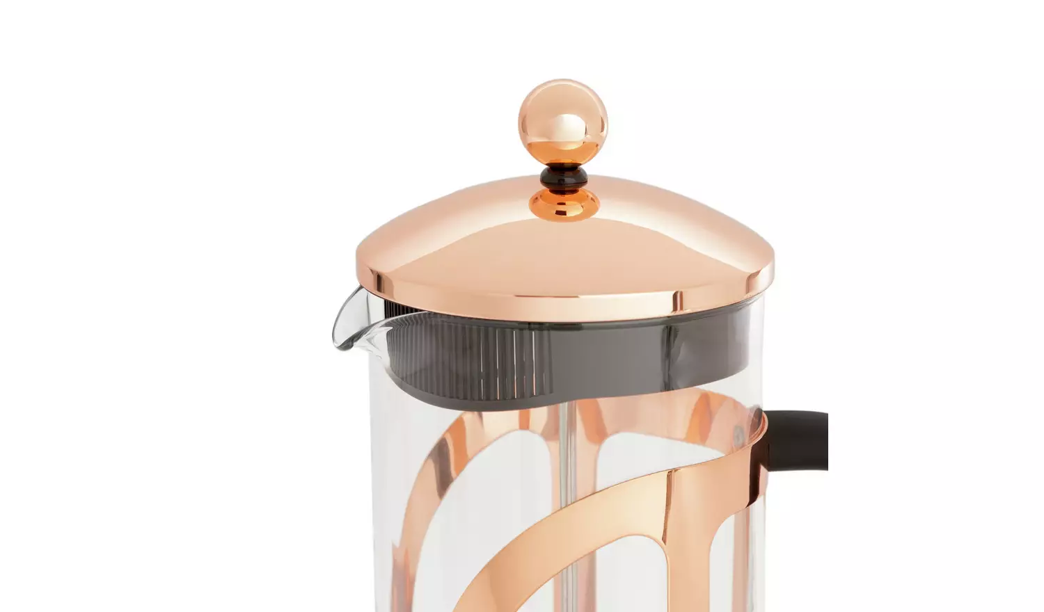 Habitat 8 Cup 1000ml Cafetiere - Copper