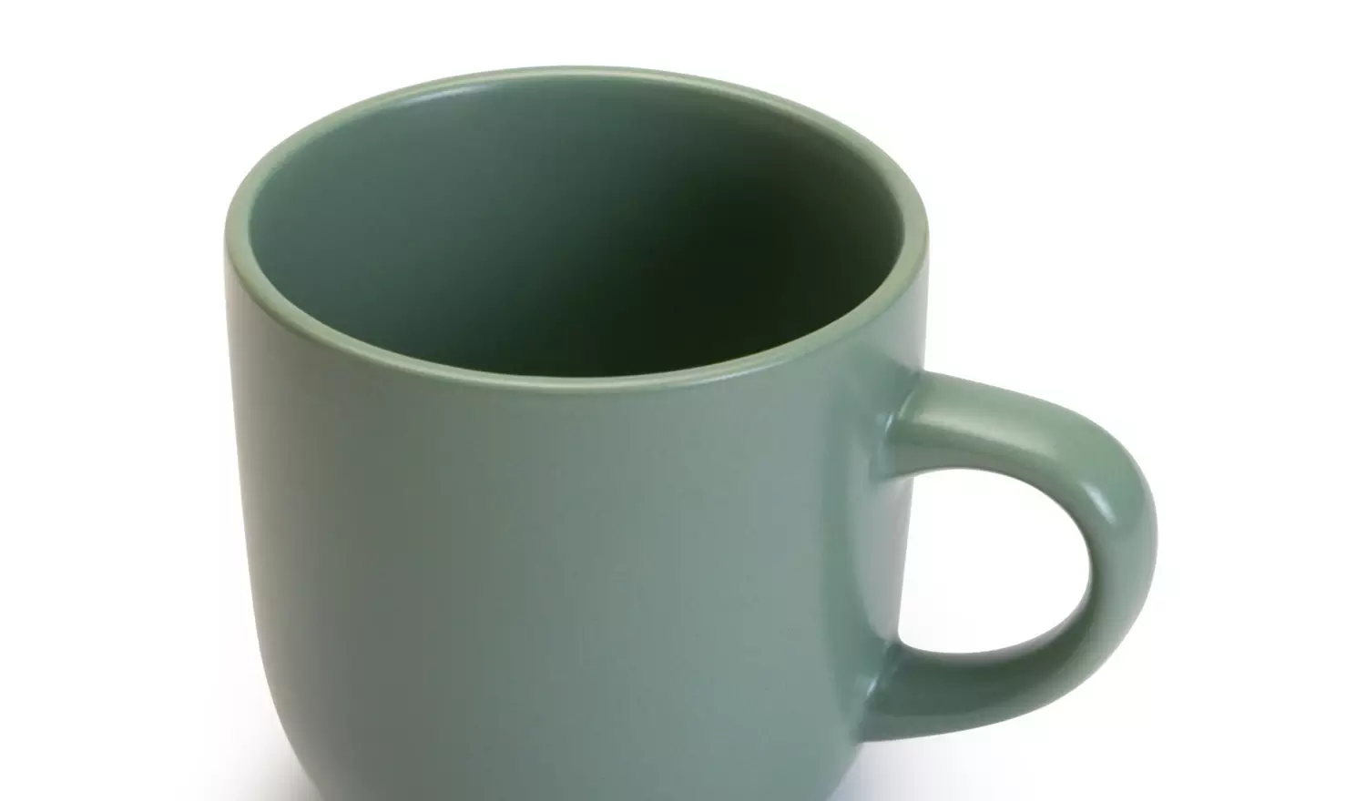 Habitat Set of 4 Mugs - Matte Green