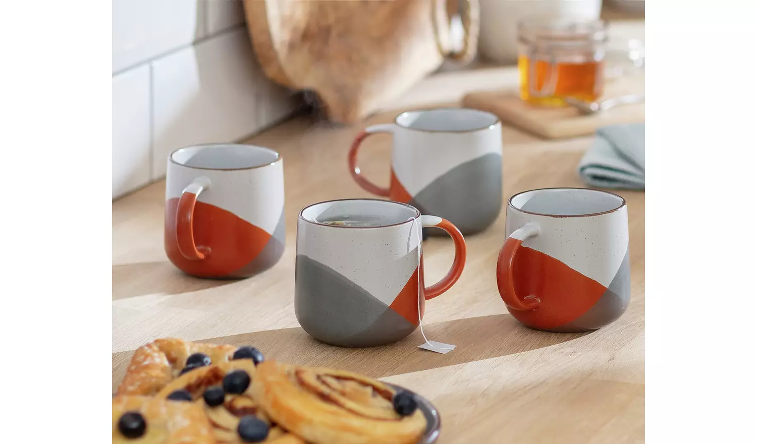 Habitat Dipped Speckle Set of 4 Mugs