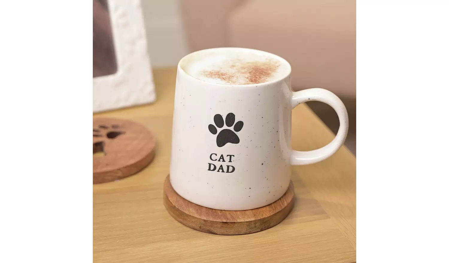 Best of Breed Paw Prints Cat Dad Mug