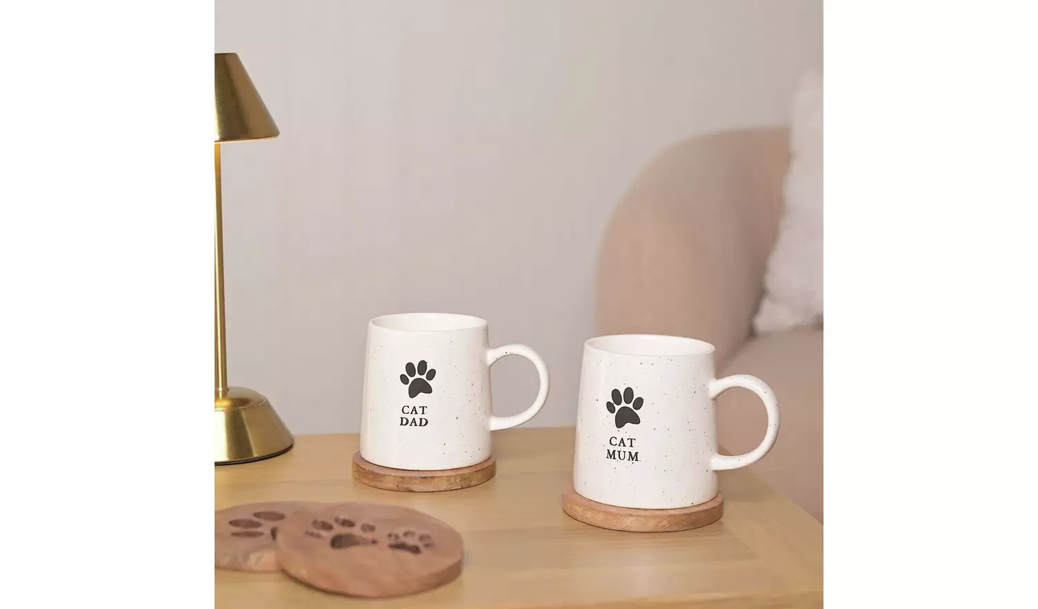 Best of Breed Paw Prints Cat Dad Mug