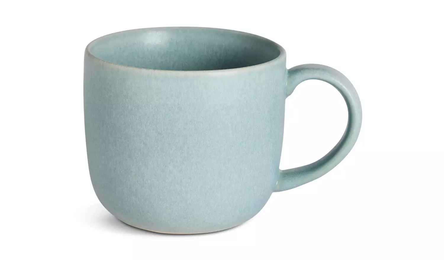 Habitat Set of 4 Reactive Stoneware Mugs - Soft Blue