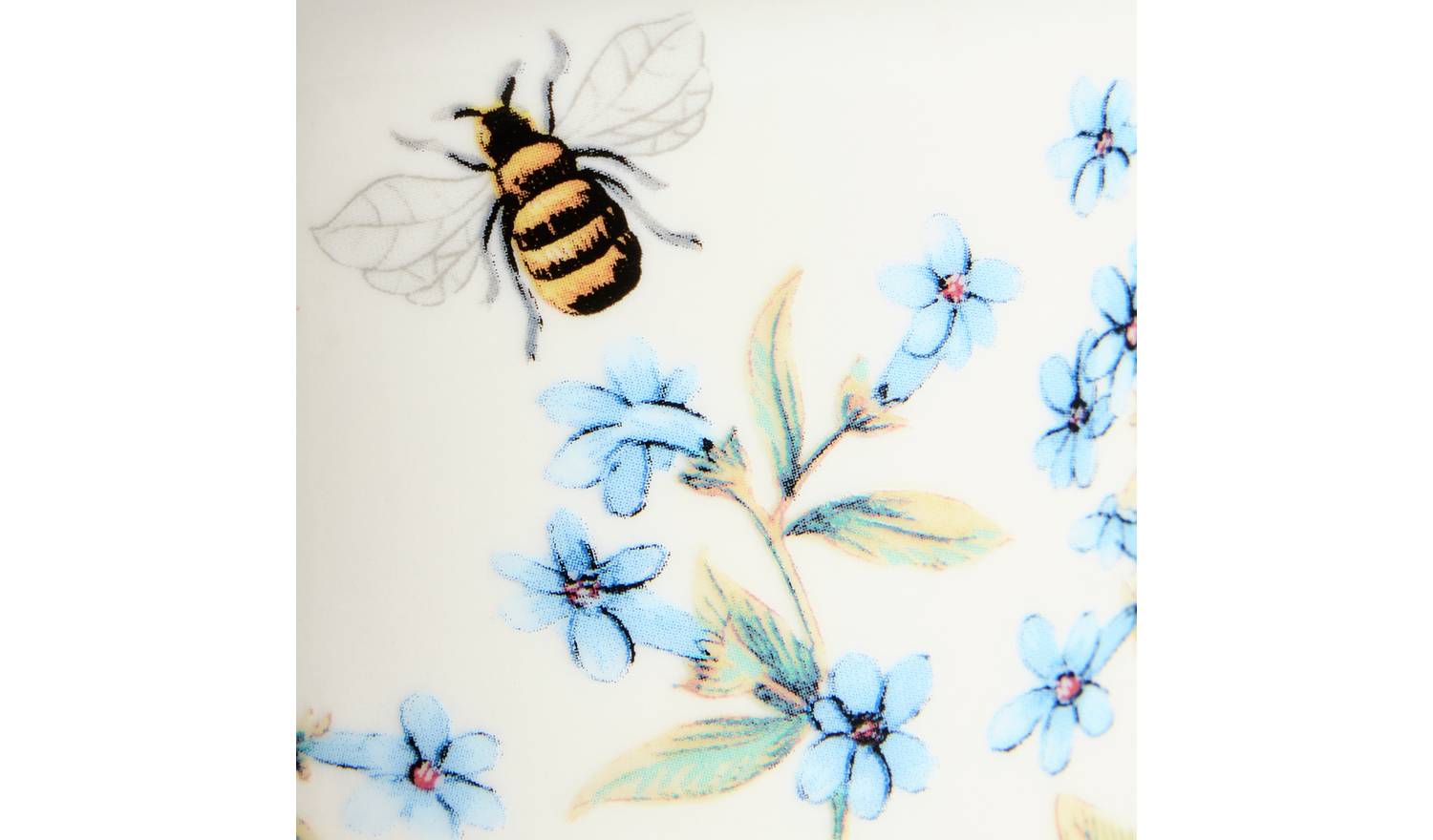 Argos Home Floral Set of 4 Palace Assort Mugs - Cream