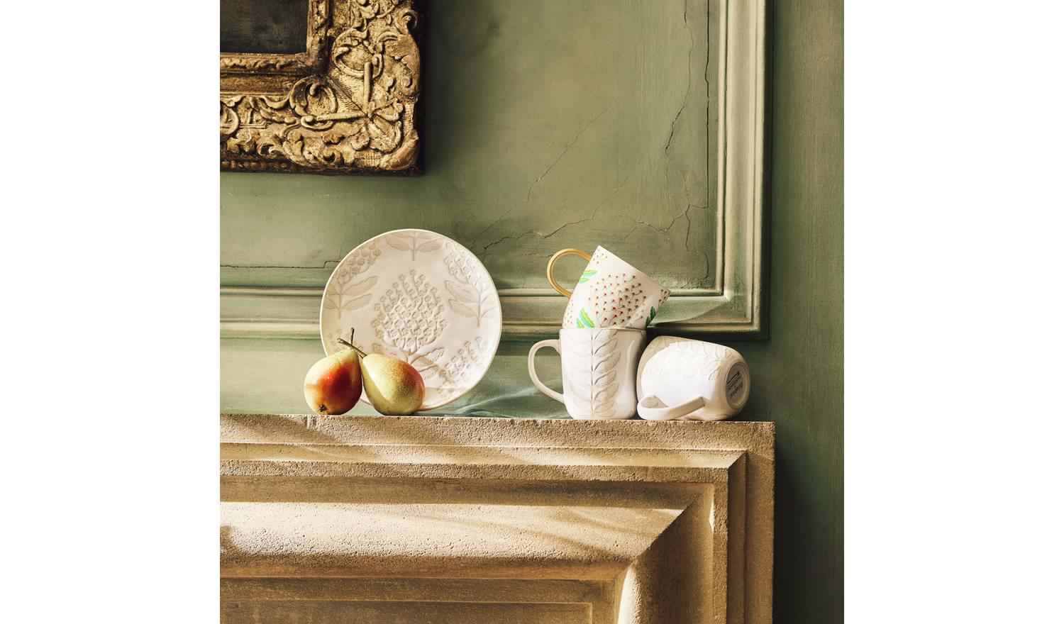 Habitat x Sanderson & National Trust Bellis Mugs 4pk