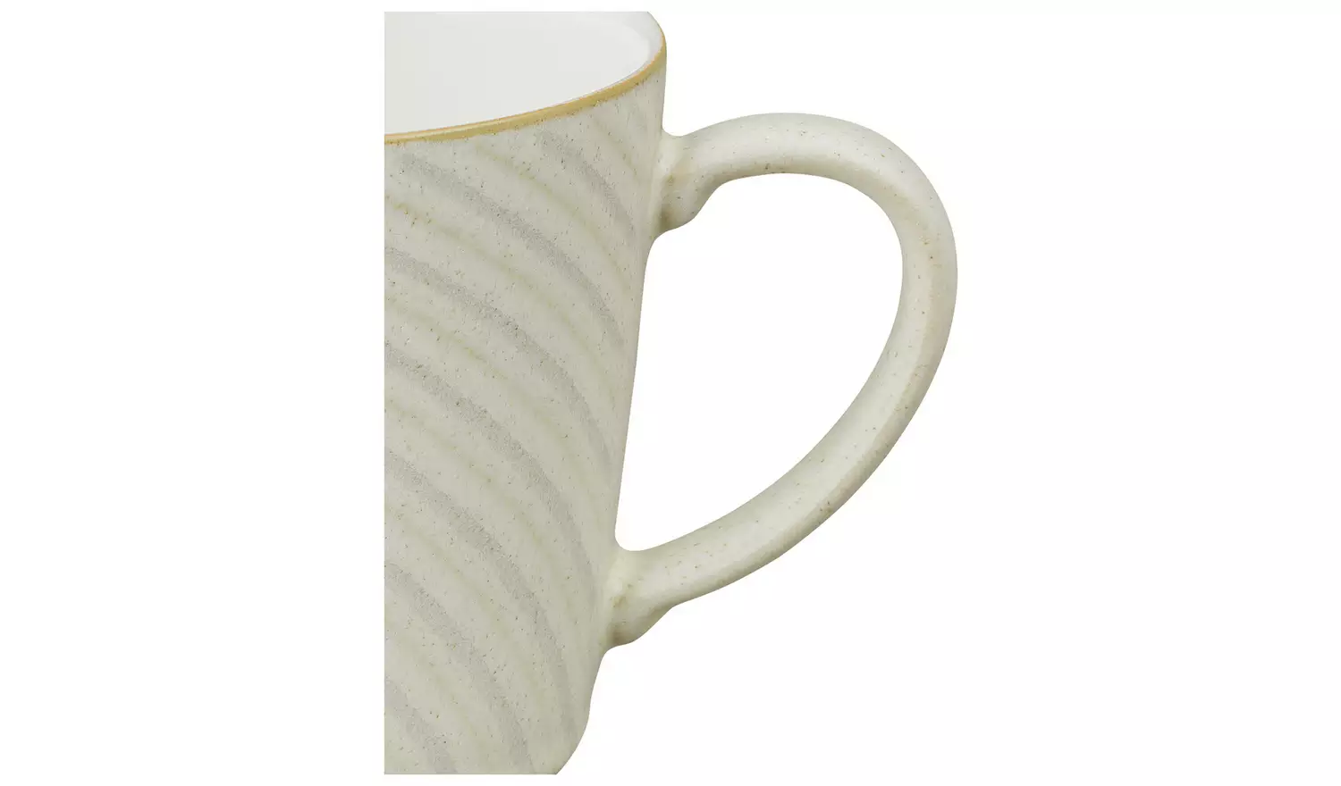 Denby Impression Set of 2 Stoneware Mugs - Cream