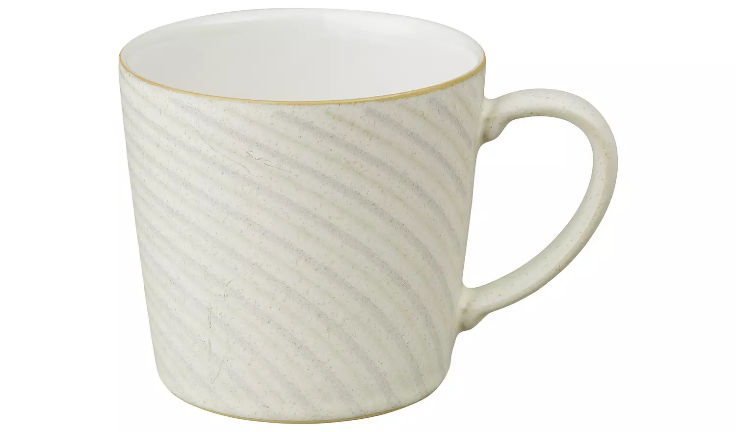 Denby Impression Set of 2 Stoneware Mugs - Cream