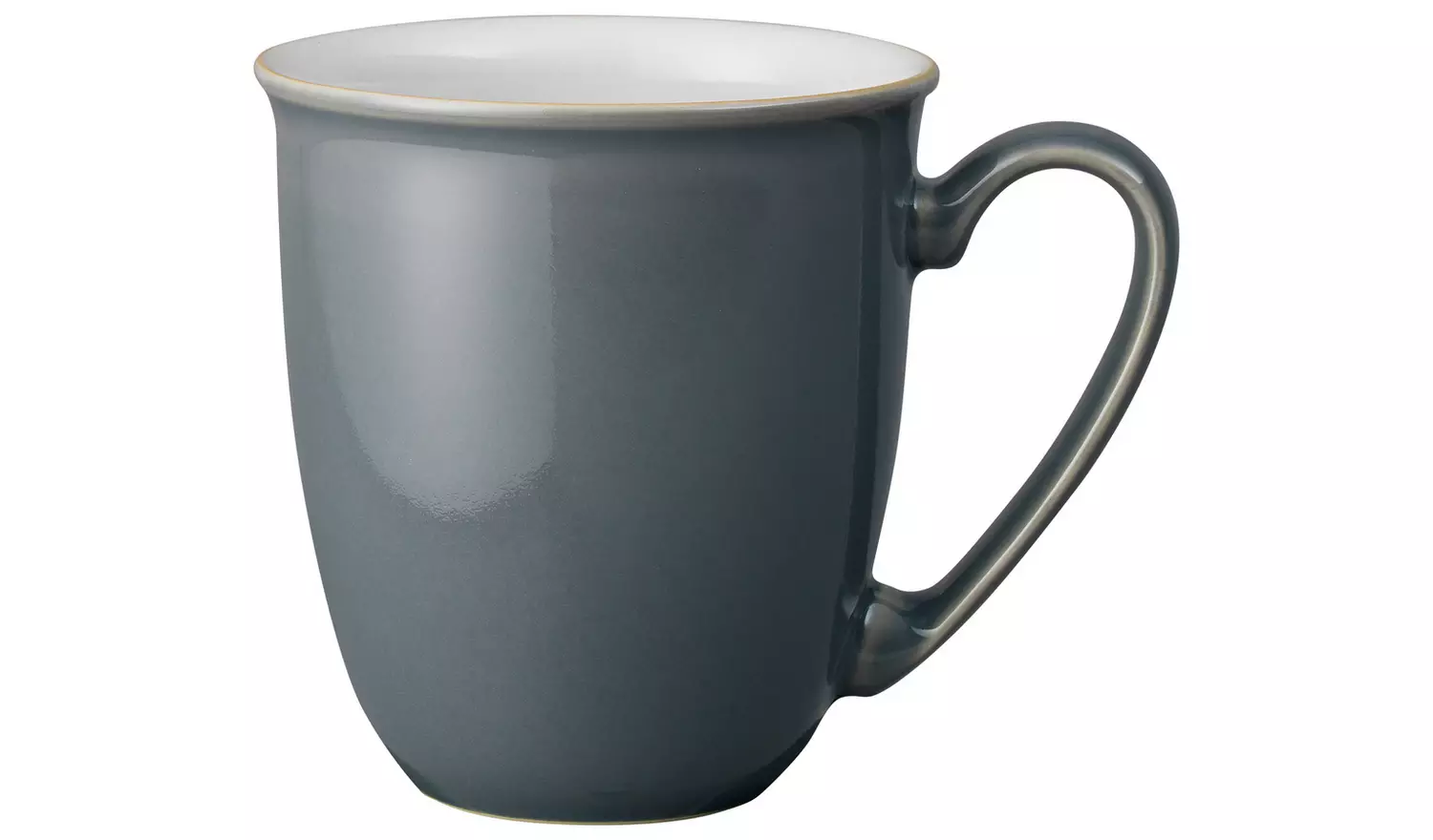 Denby Elements Set of 4 Stoneware Mugs - Fossil Grey