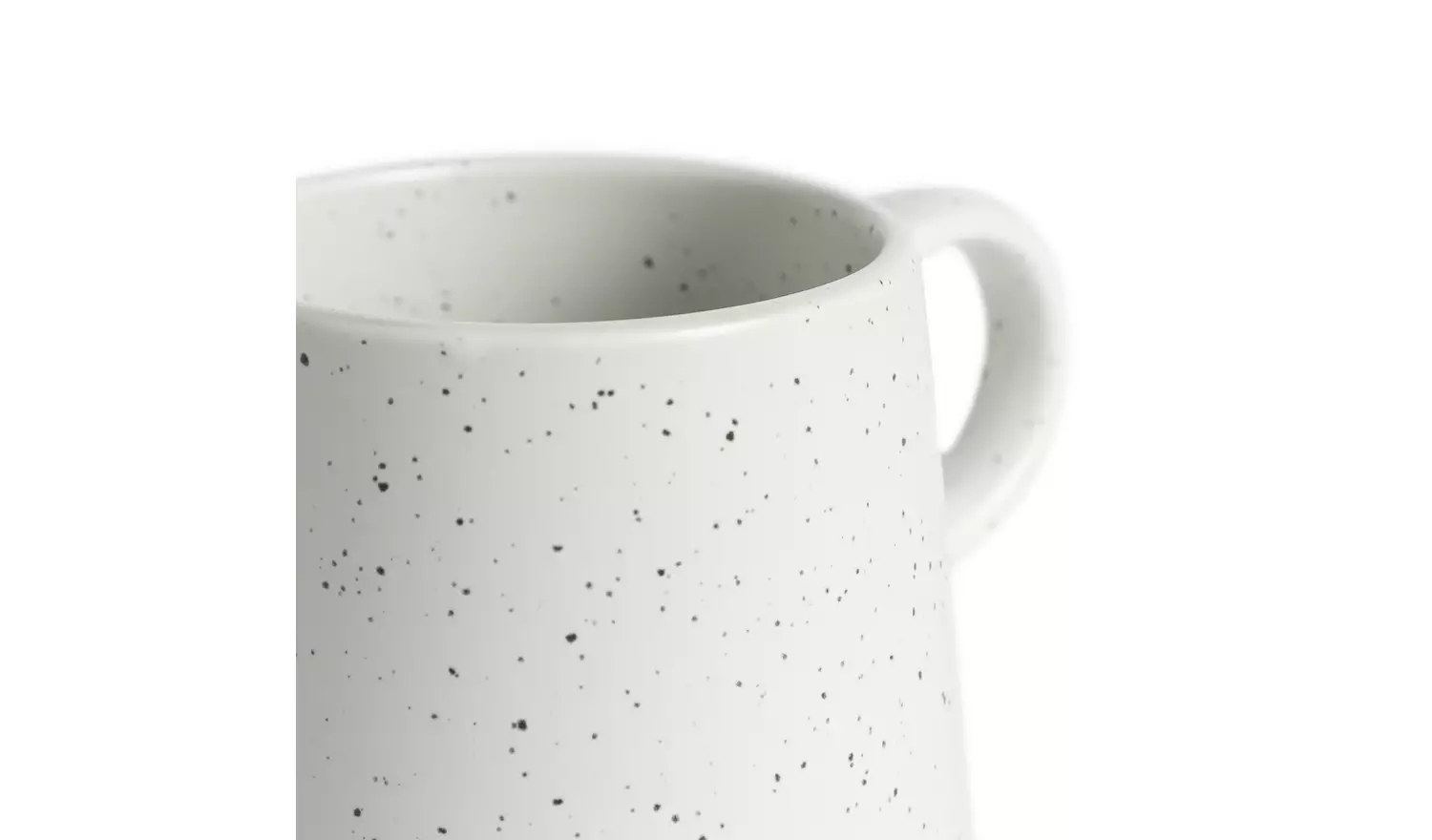 Habitat Addison Set of 4 Speckled Mugs - White