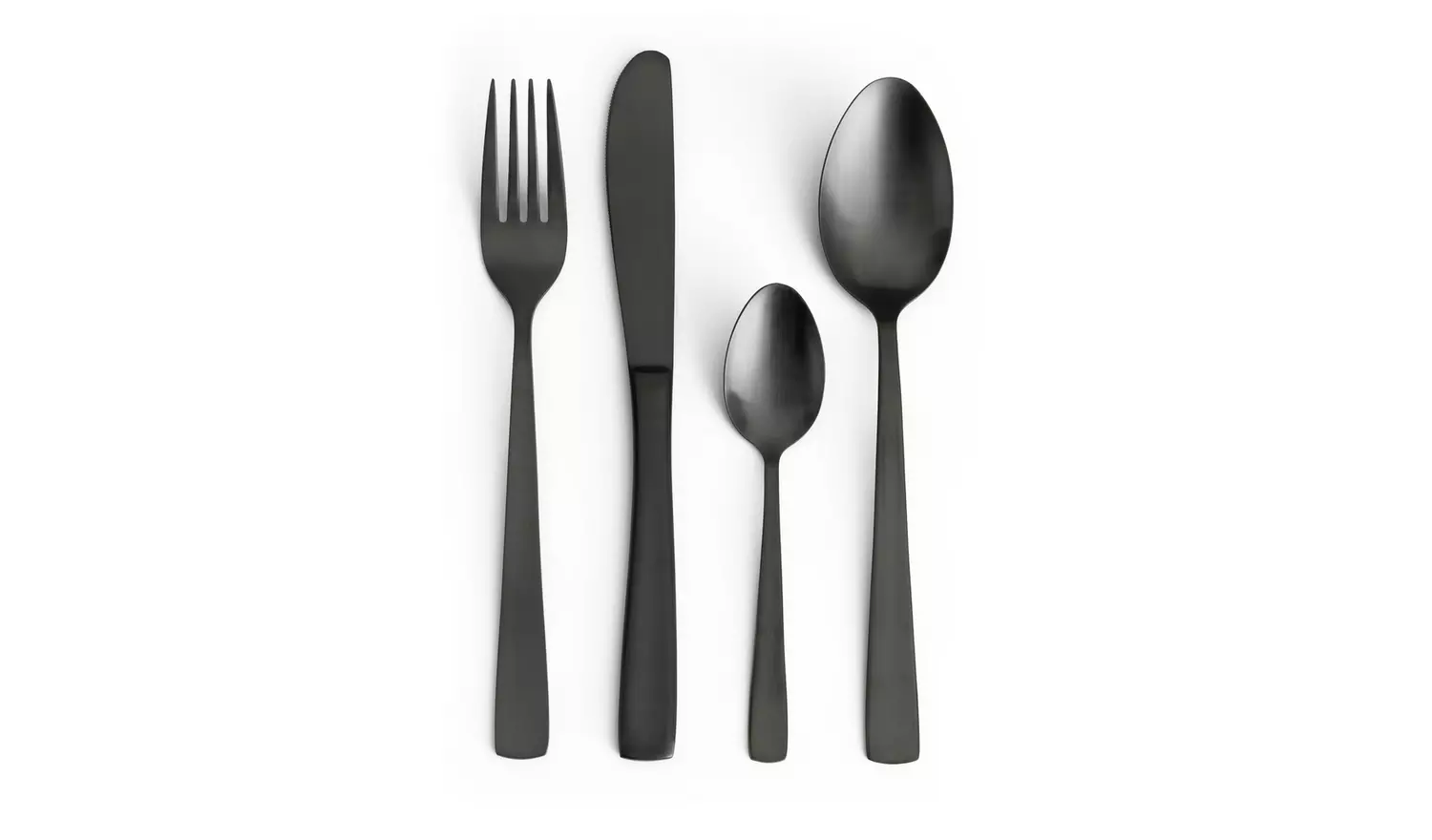 Habitat Satin 16 Piece Stainless Steel Cutlery Set