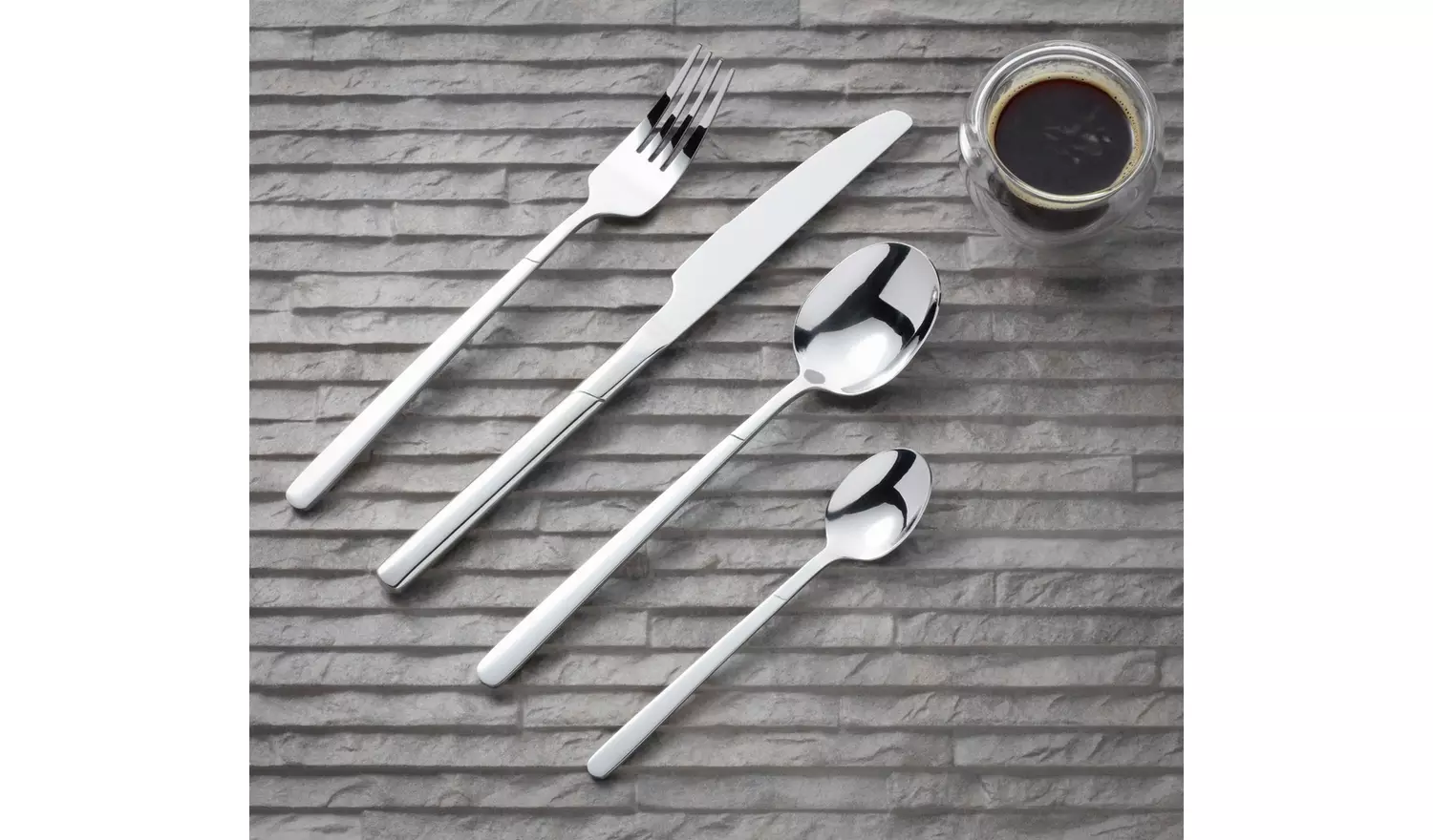 Habitat 16 Piece Infinity Cutlery Set
