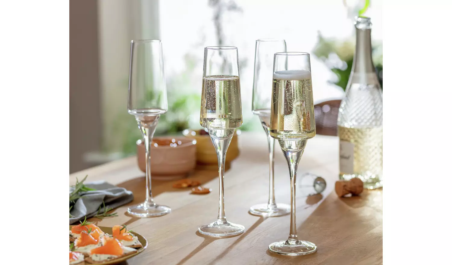 Habitat Sahara Set of 4 Prosecco Glasses