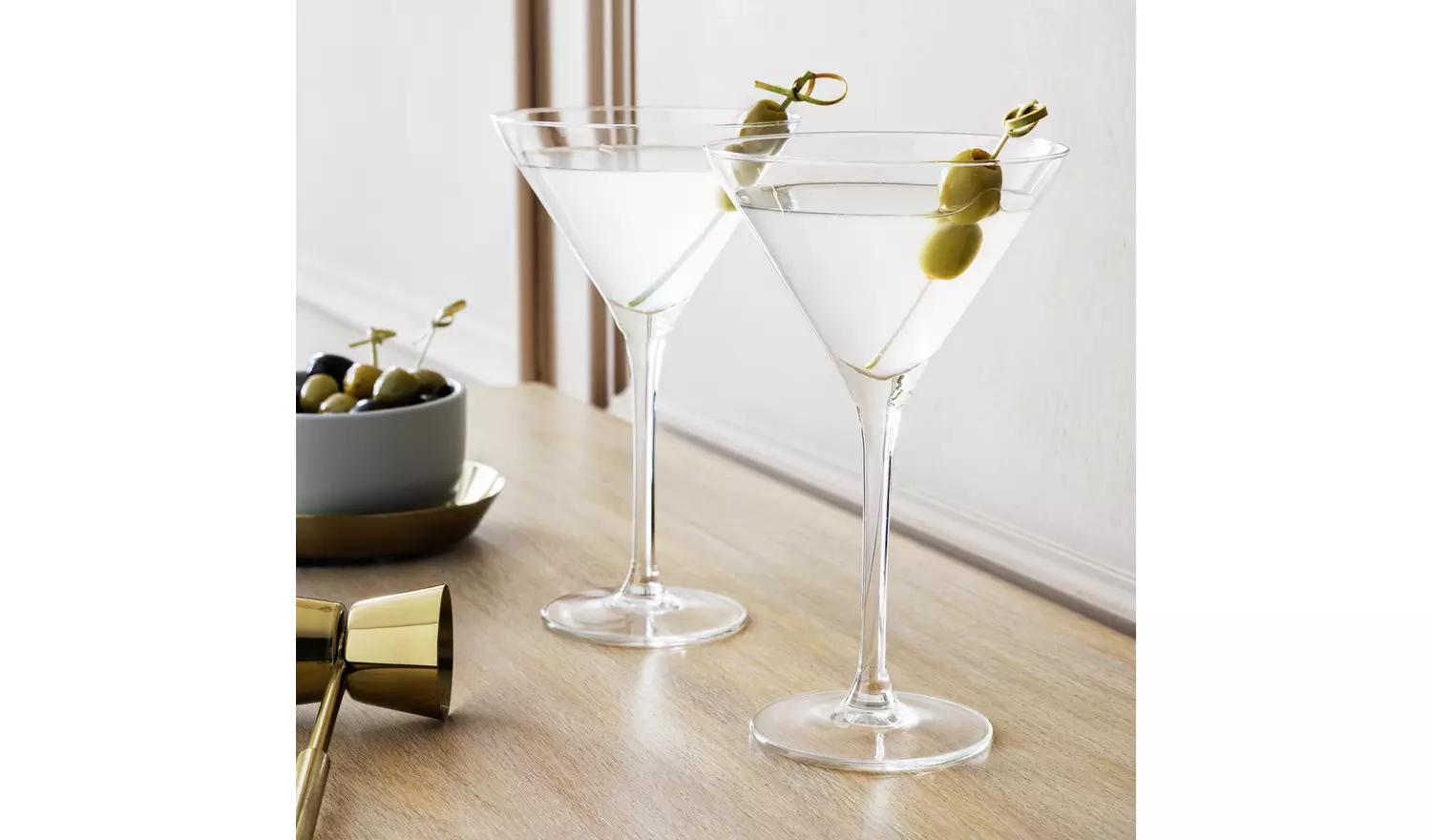 Habitat Portofino Set of 2 Martini Glasses