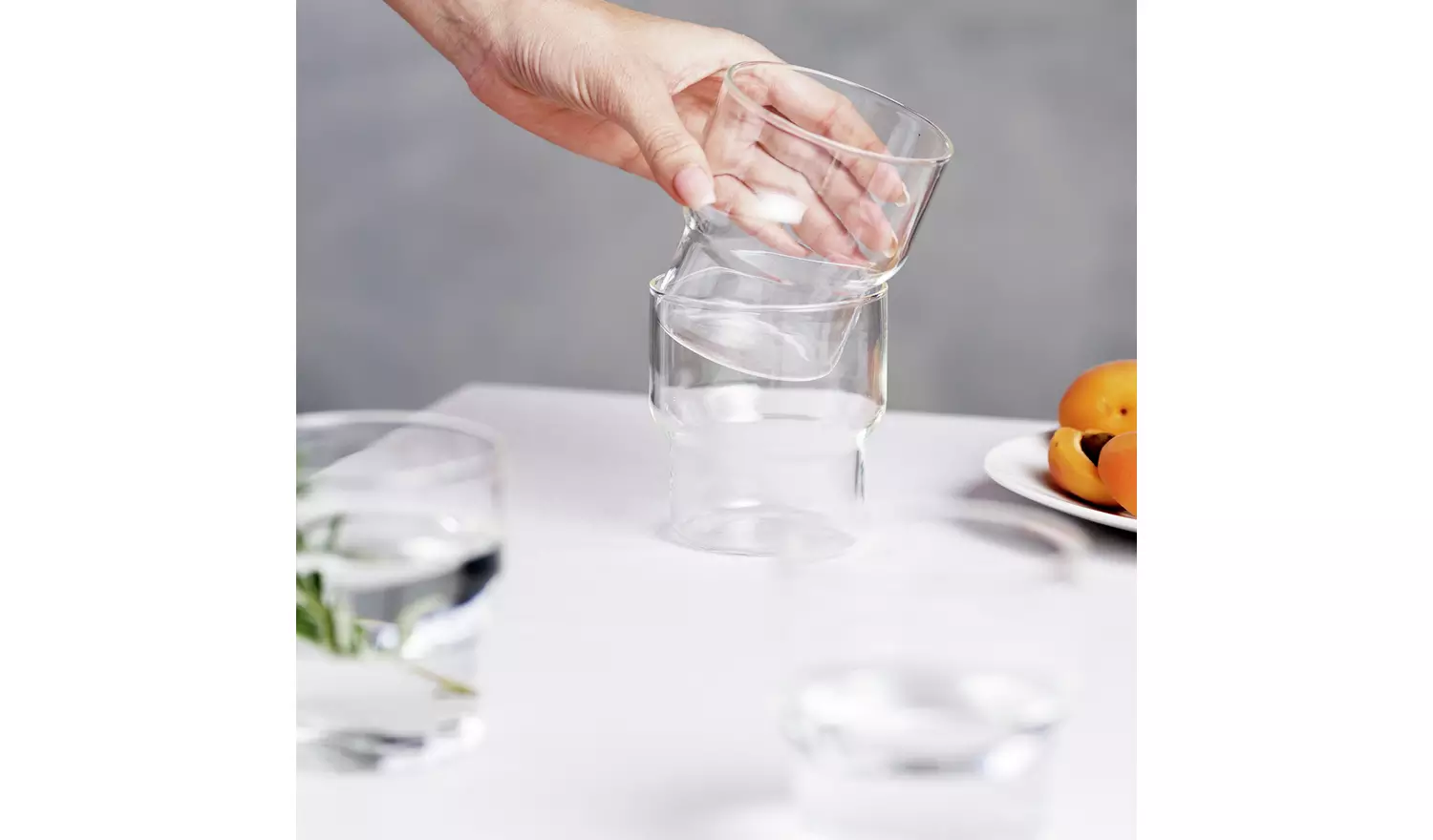 Designed by Sebastian Conran Set of 4 Tumbler Glasses