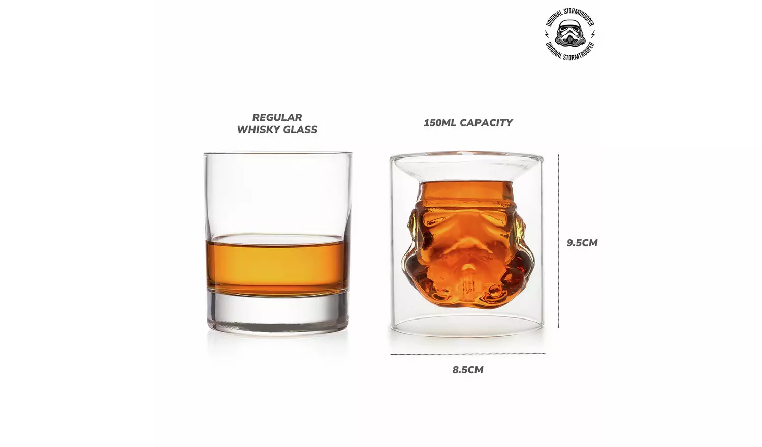 Original Stormtrooper 3D Whiskey Glass