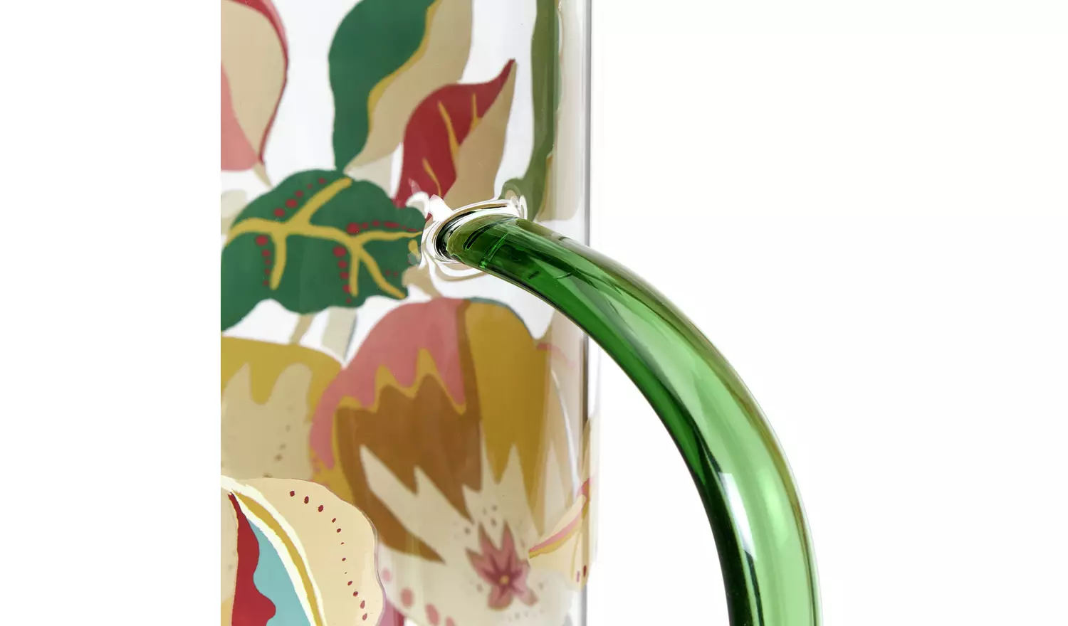 Habitat x Sanderson & National Trust Berries Glass Jug