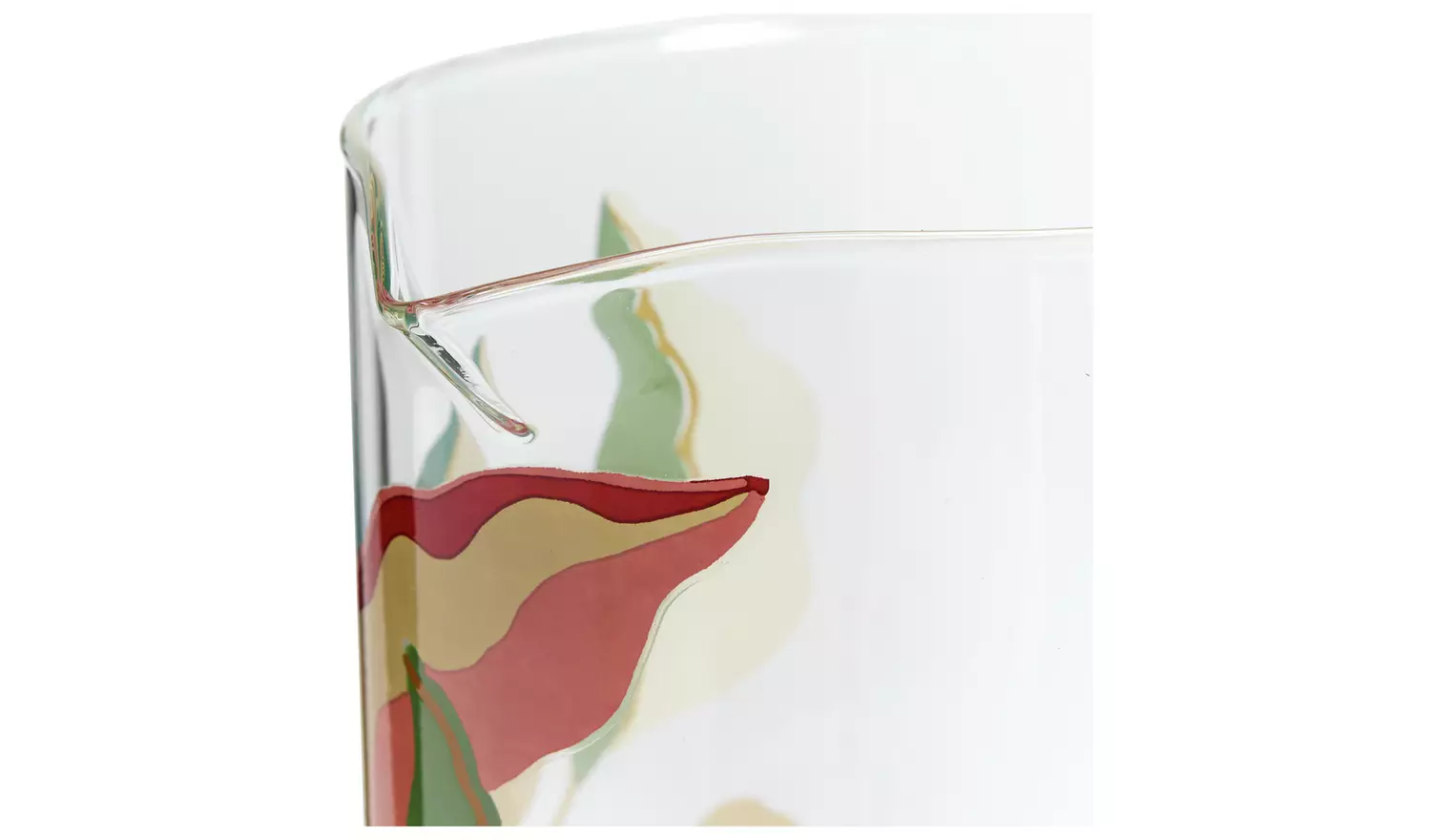 Habitat x Sanderson & National Trust Berries Glass Jug