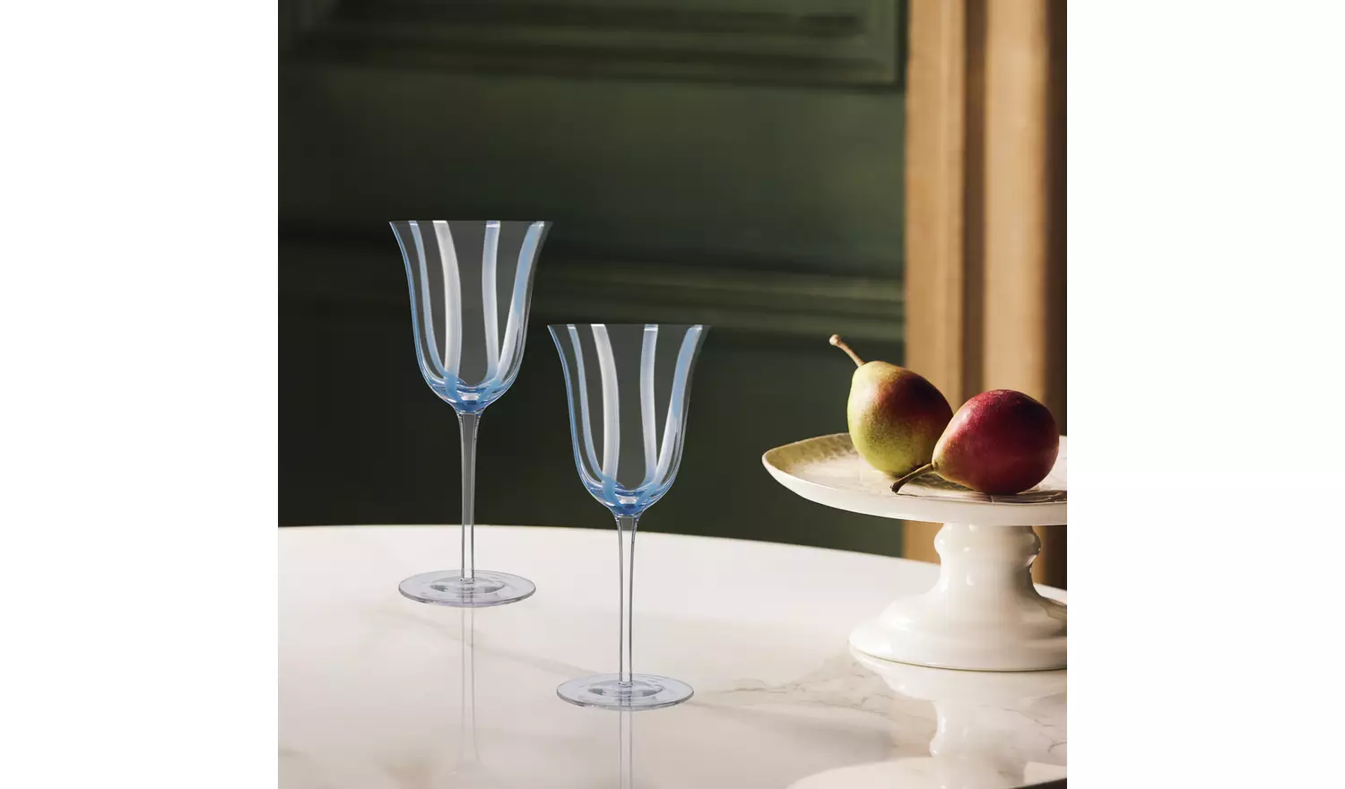 Habitat x Sanderson & National Trust Champagne Flutes 2pk