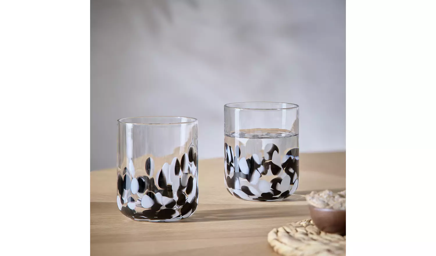 Habitat Confetti Set of 2 Tumbler Glasses