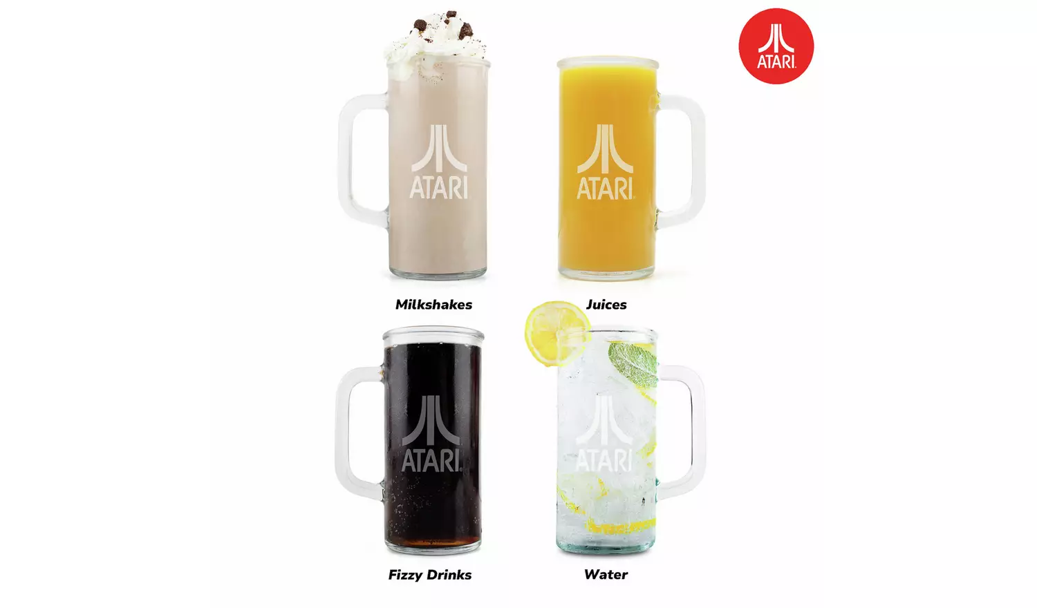 Atari Beer Pint Glass