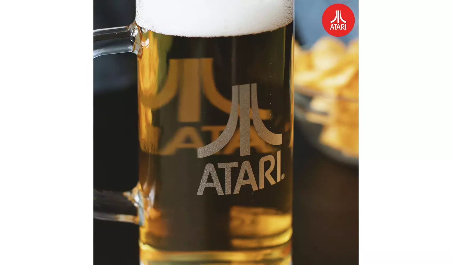 Atari Beer Pint Glass