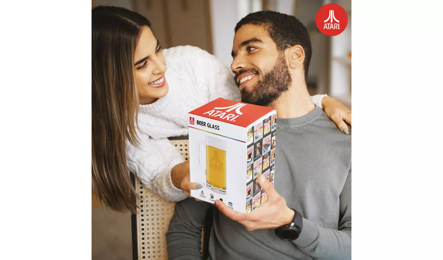 Atari Beer Pint Glass