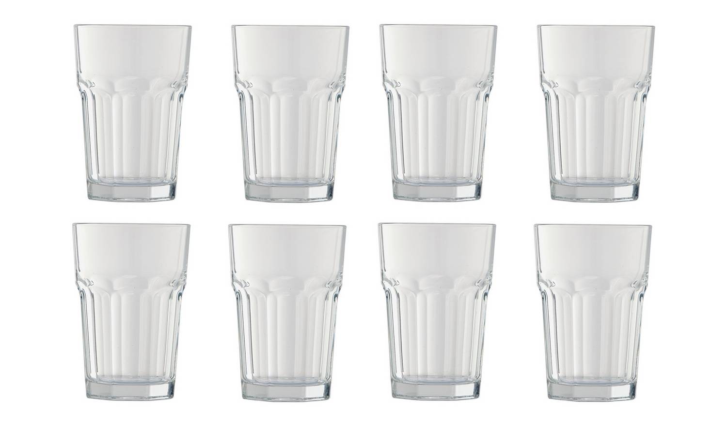 Argos Home Set of 8 Soda Glasses