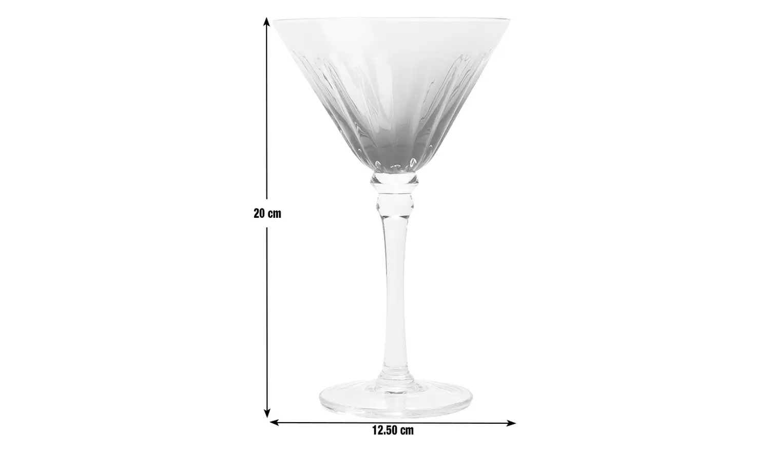 Habitat Japonica Set of 4 Martini Glasses