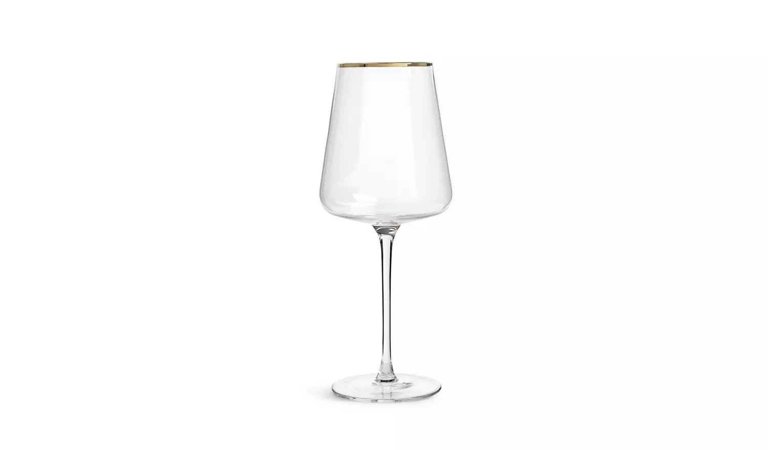 Habitat Gold Rim Set of 4 Wine Glasses