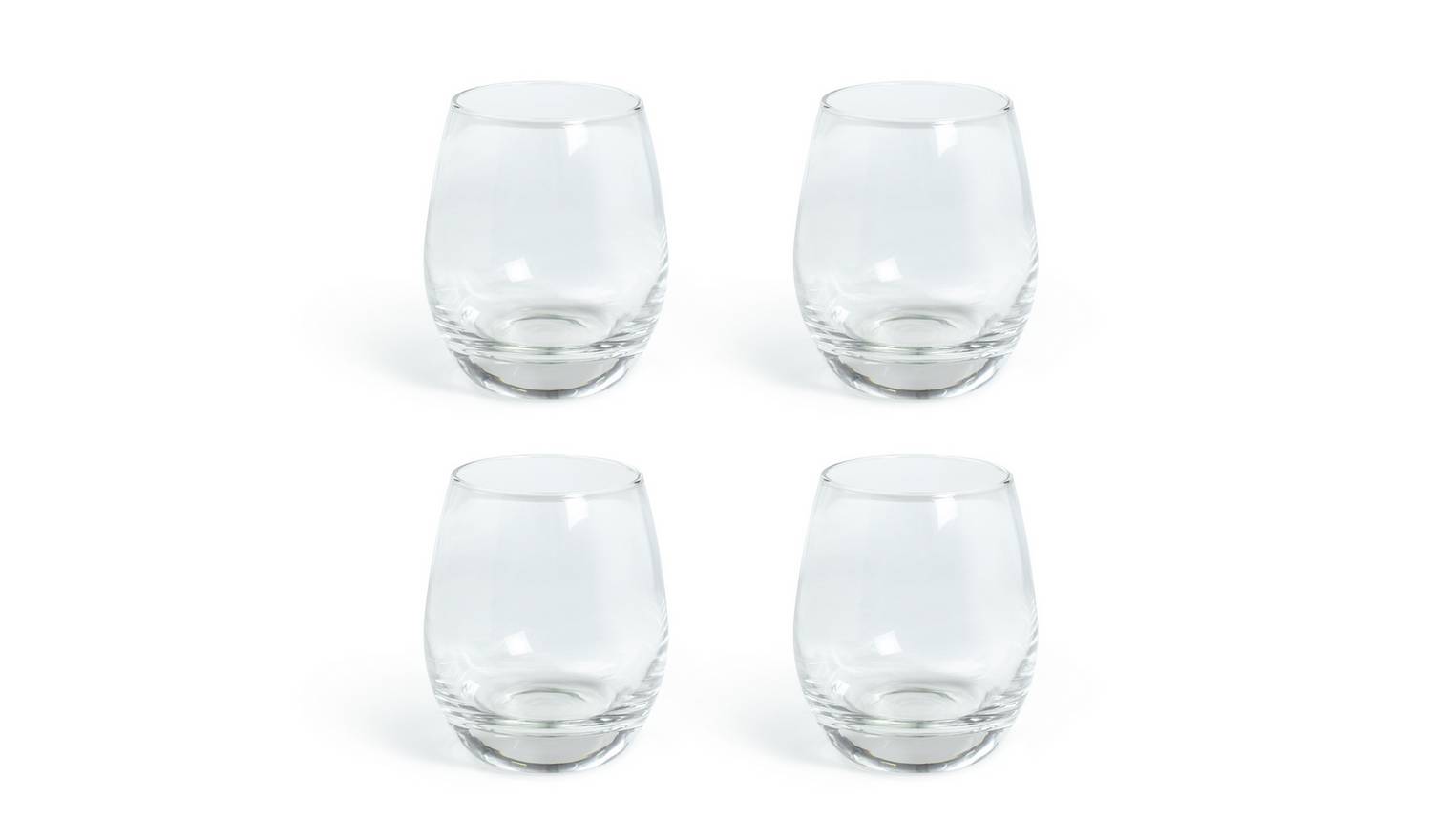 Habitat Portofino Set of 4 Tumbler Glasses
