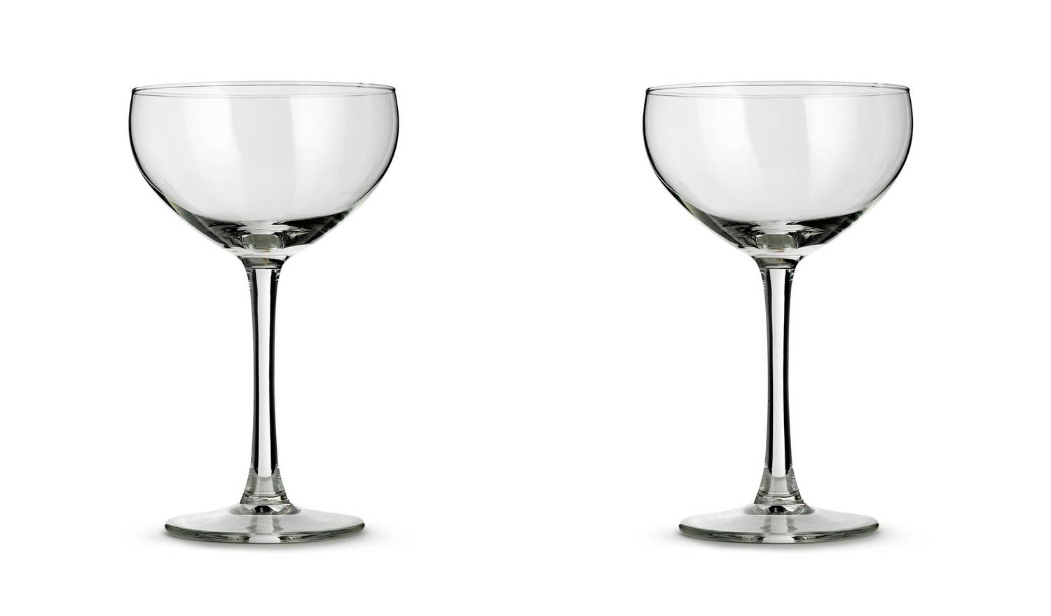 Habitat Portofino Set of 2 Champagne Coupe Glasses