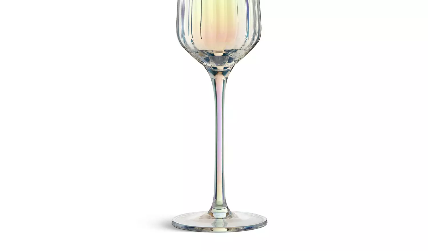 Habitat Iridescent Lustre Set of 4 Champagne Flute