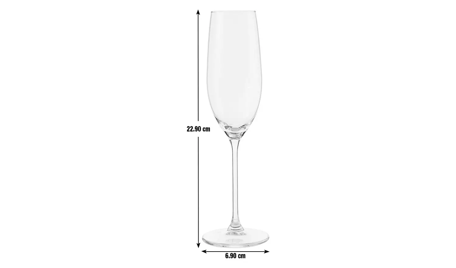 Habitat Portofino Set of 4 Champagne Flutes