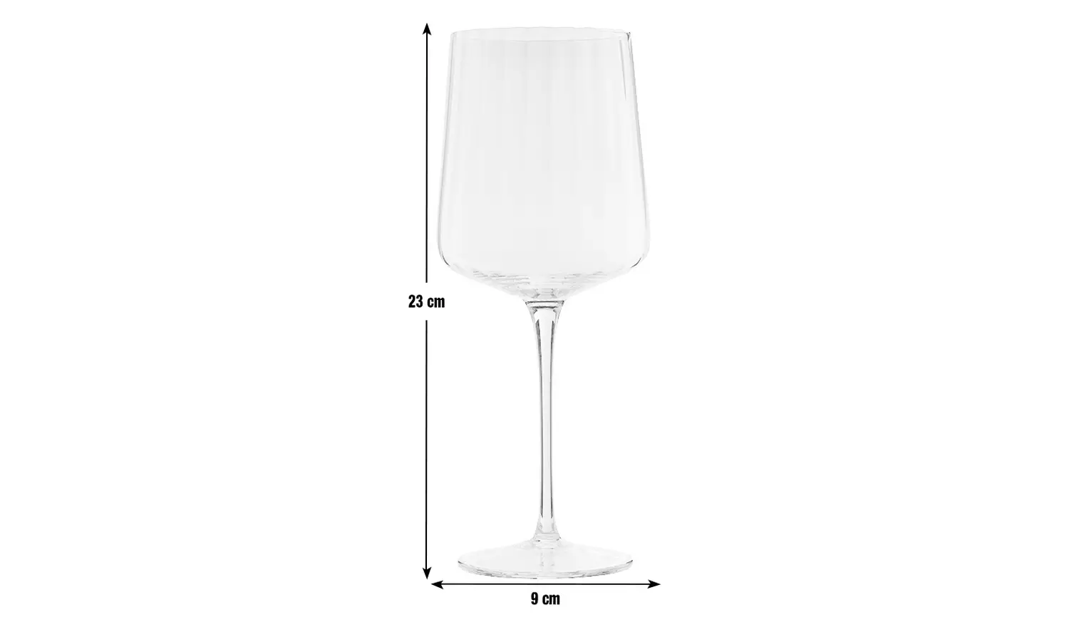 Habitat Iridescent Flute Wine Glass-Set of 4